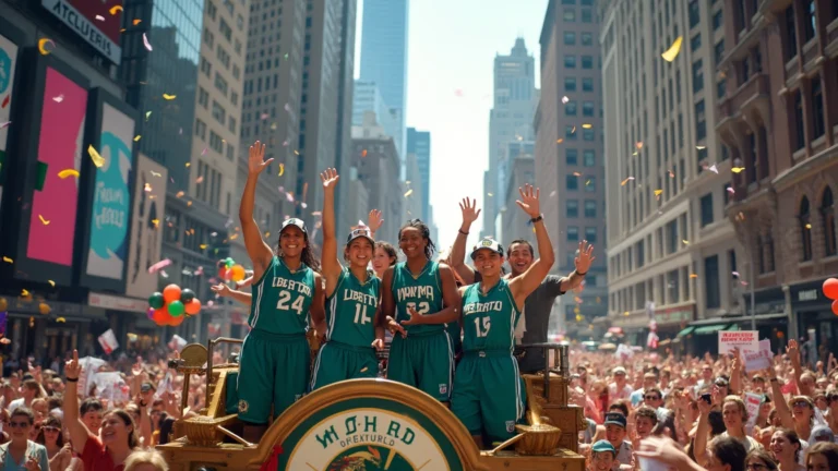 Liberty Celebrate Historic WNBA Championship with Heroic Parade