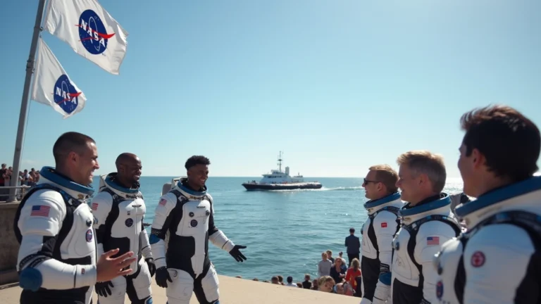 NASA and SpaceX Celebrate Crew-8 Mission Success