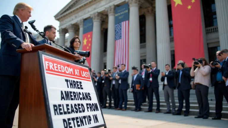 Diplomatic Breakthrough: Three Americans Freed in China Tensions