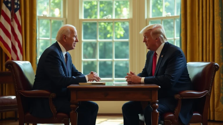 Biden and Trump Discuss Unity in Historic Oval Office Meeting