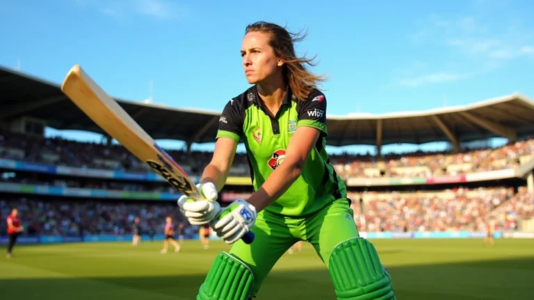 Phoebe Litchfield Leads Sydney Thunder to WBBL Knockout Victory