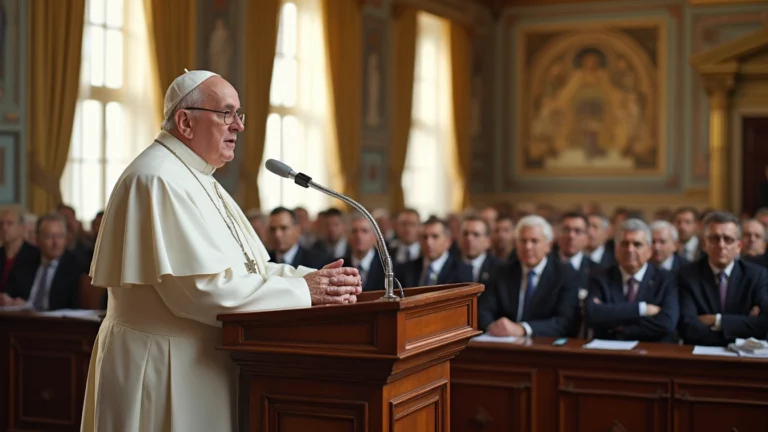 Pope Francis Urges Peace and Diplomacy to New Ambassadors