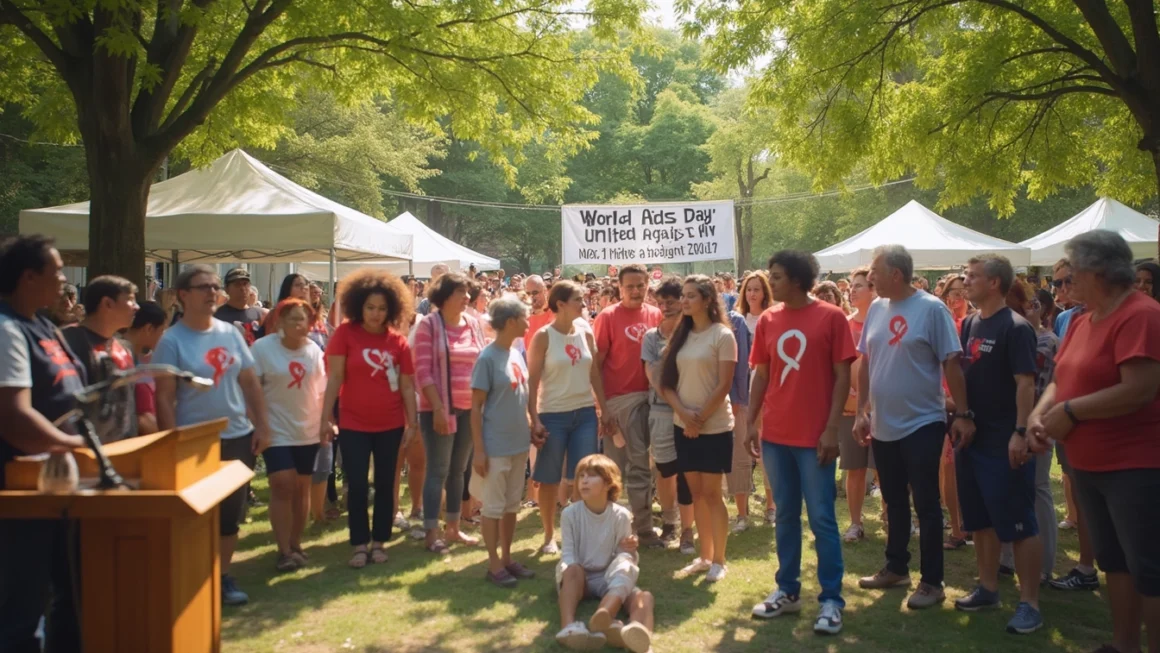 Commemorating World AIDS Day: Global Efforts and Progress 1 v51r37wt0xrj40ckhpnsqyptym